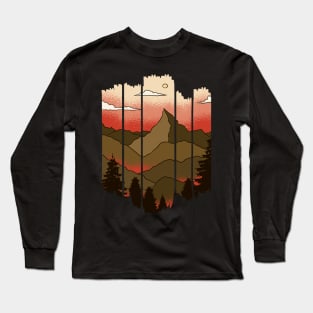 Landscape | Camping | Outdoor | Hiking Long Sleeve T-Shirt